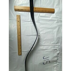 Toledano‎ Vintage Genuine Leather Belt Made in Taiwan R.O.C. Black Mens Womens